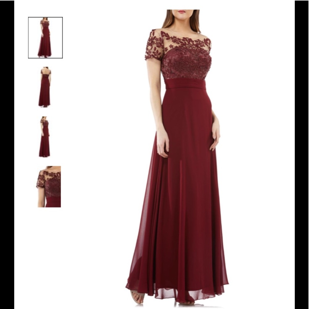 Stunning LS Collections cabernet illusion formal.